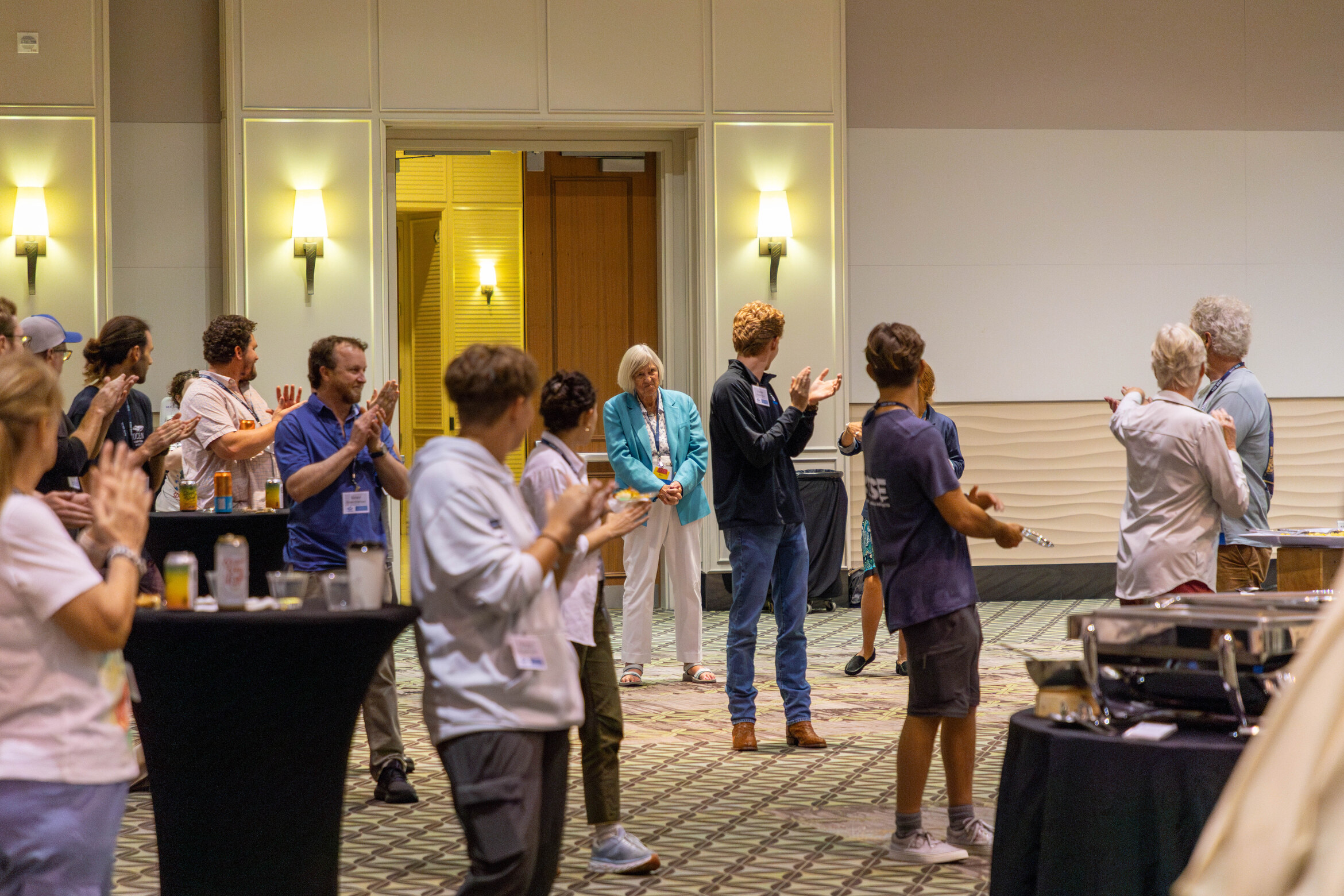 Delegates gathered at the ICSR 2024 welcome reception