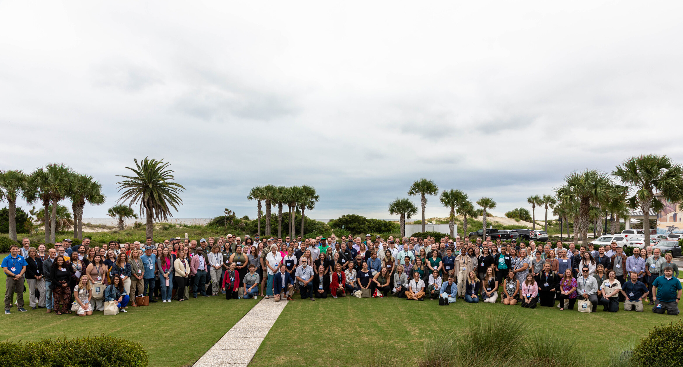 The full ICSR 2024 delegation gathered outdoors for a group photograph